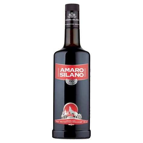 Label of Amaro Silano, the Calabrian amaro from the Sila plateau