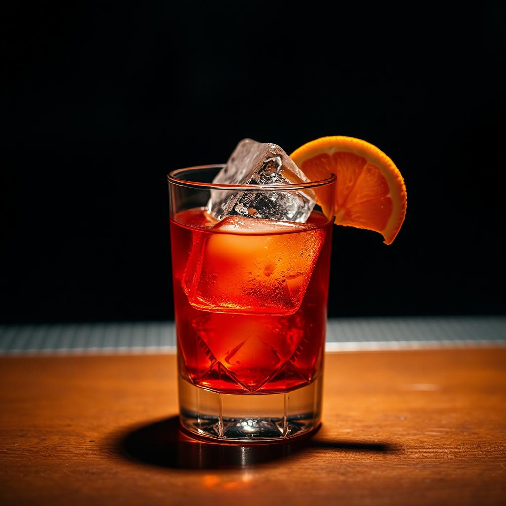 Agavoni amaro cocktail served in a coupe glass