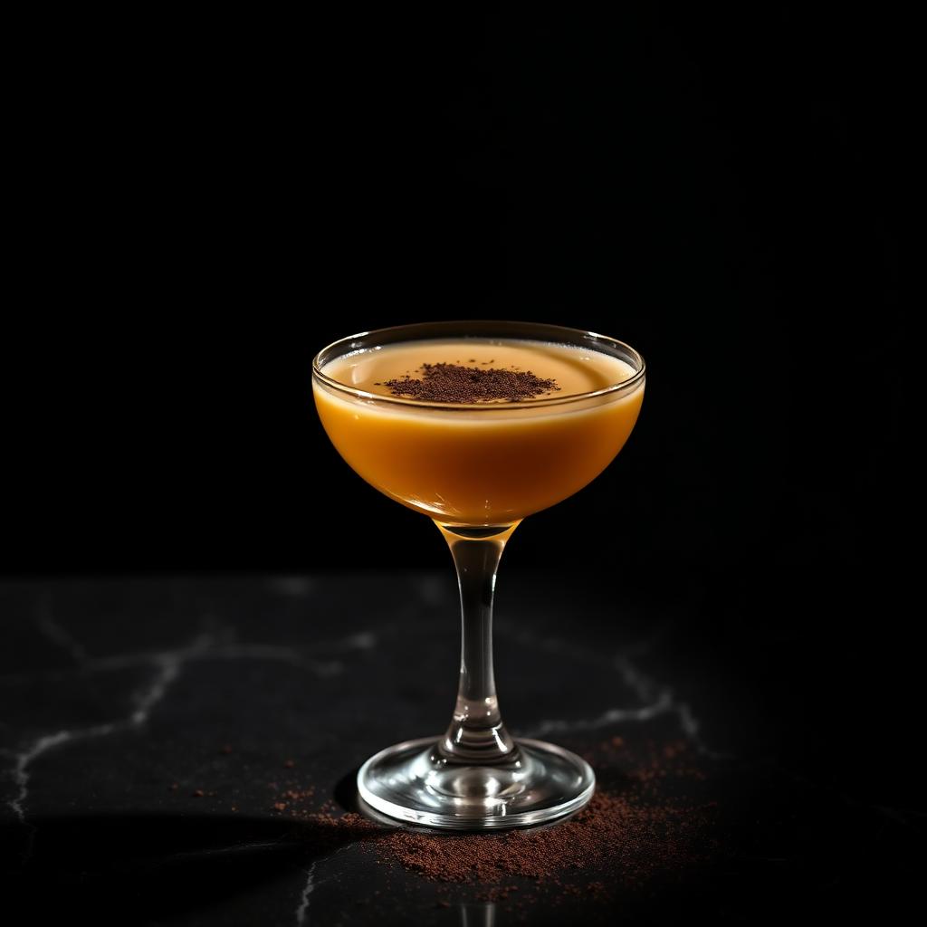 Amaro Alexander amaro cocktail served in a coupe glass
