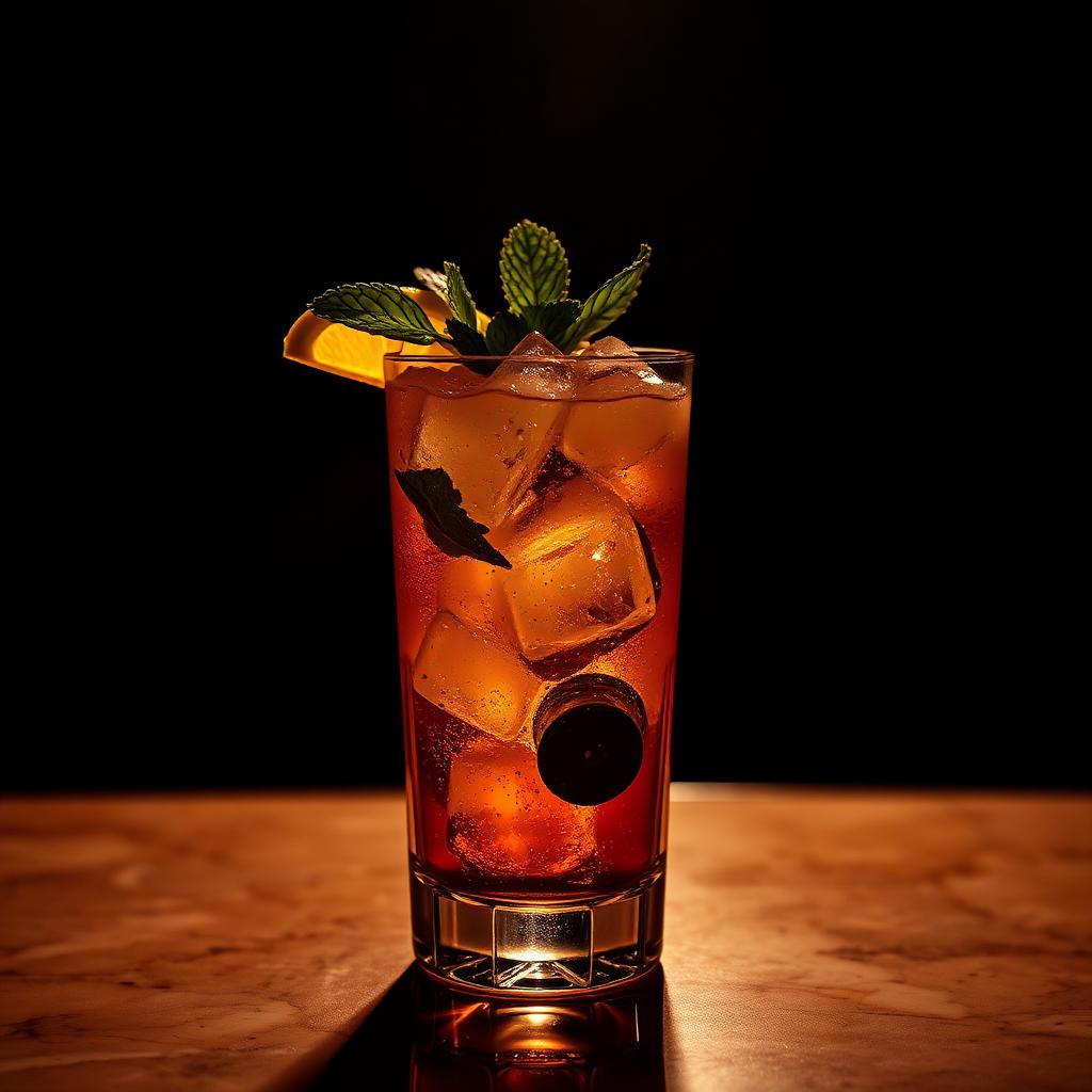Amaro Smash amaro cocktail served in a coupe glass