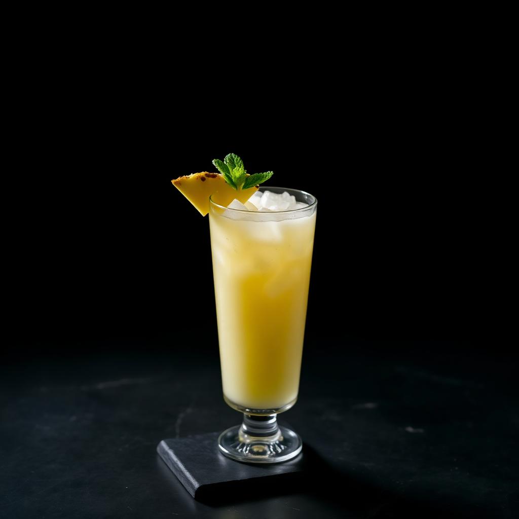 Brancolada amaro cocktail served in a coupe glass