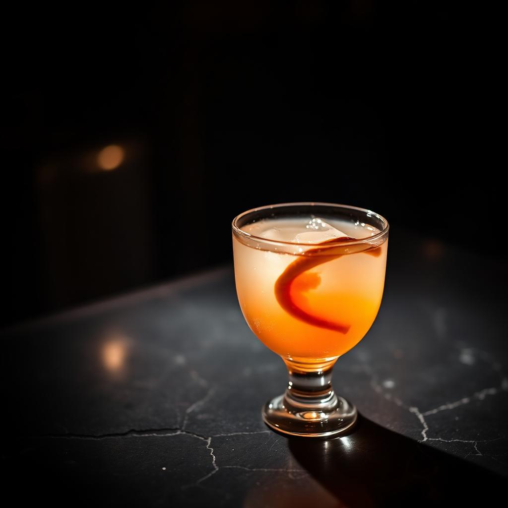 Contessa amaro cocktail served in a coupe glass