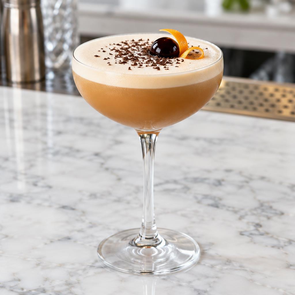 Elephant Flip cocktail made with 2 oz See the Elephant · 1 oz Cacao-infused Grappa · ¾ oz Bénédictine · 1 bsp Cocchi Dopo Teatro · Whole Egg