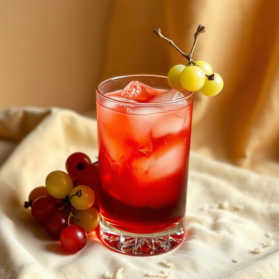 Enzoni amaro cocktail served in a coupe glass